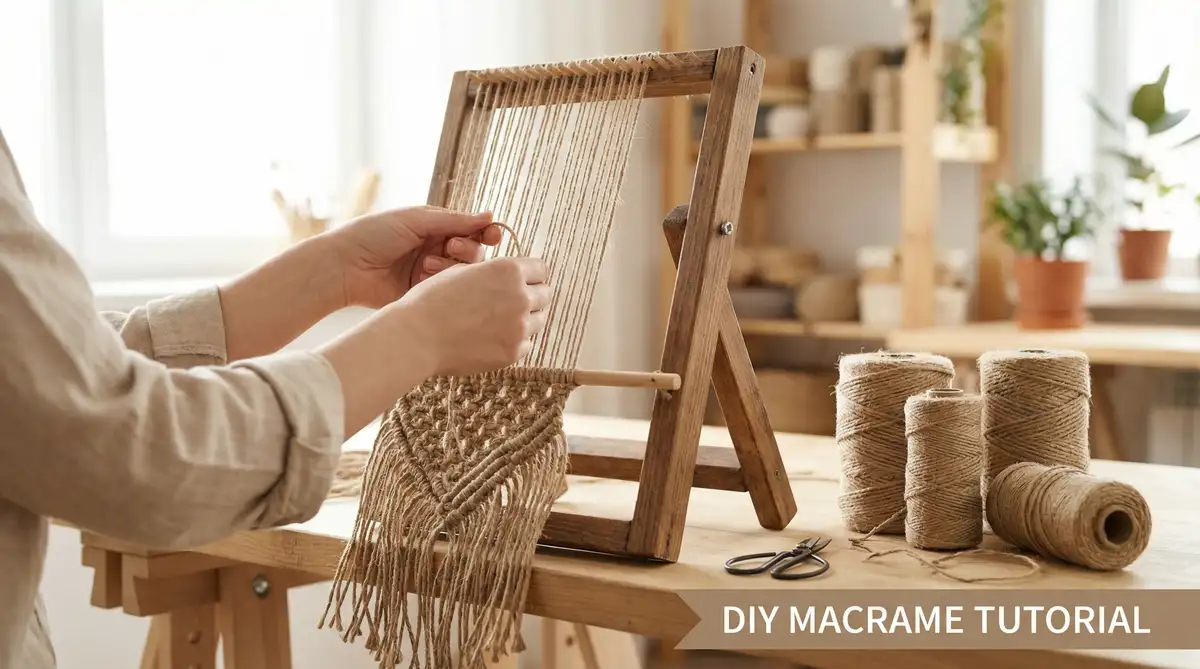 麻线编织教学：基础结法 | 麻豆